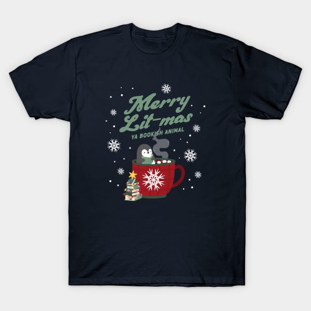 merry litmas T-Shirt by indiebookster
